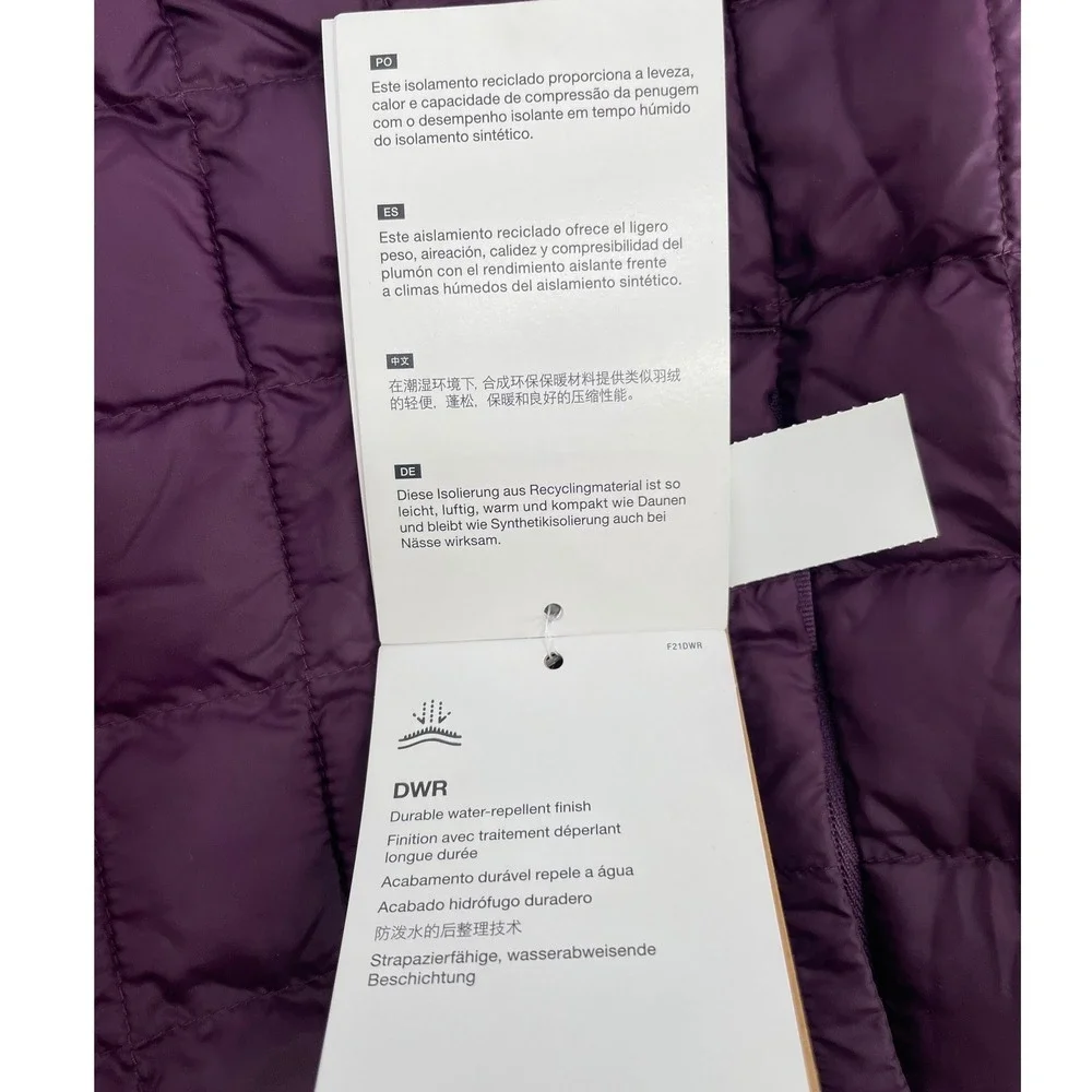 The North Face Jacket Thermoball 50/50 XXL Purple NWT